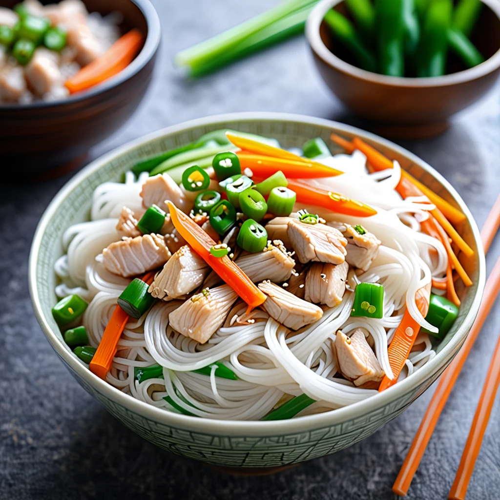 Quick and Easy Chinese-Style Vermicelli Rice Noodles
