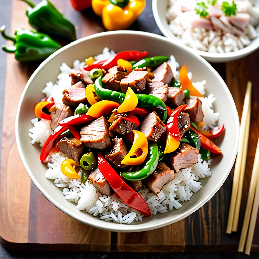Quick and Easy Pork Pepper Stir Fry