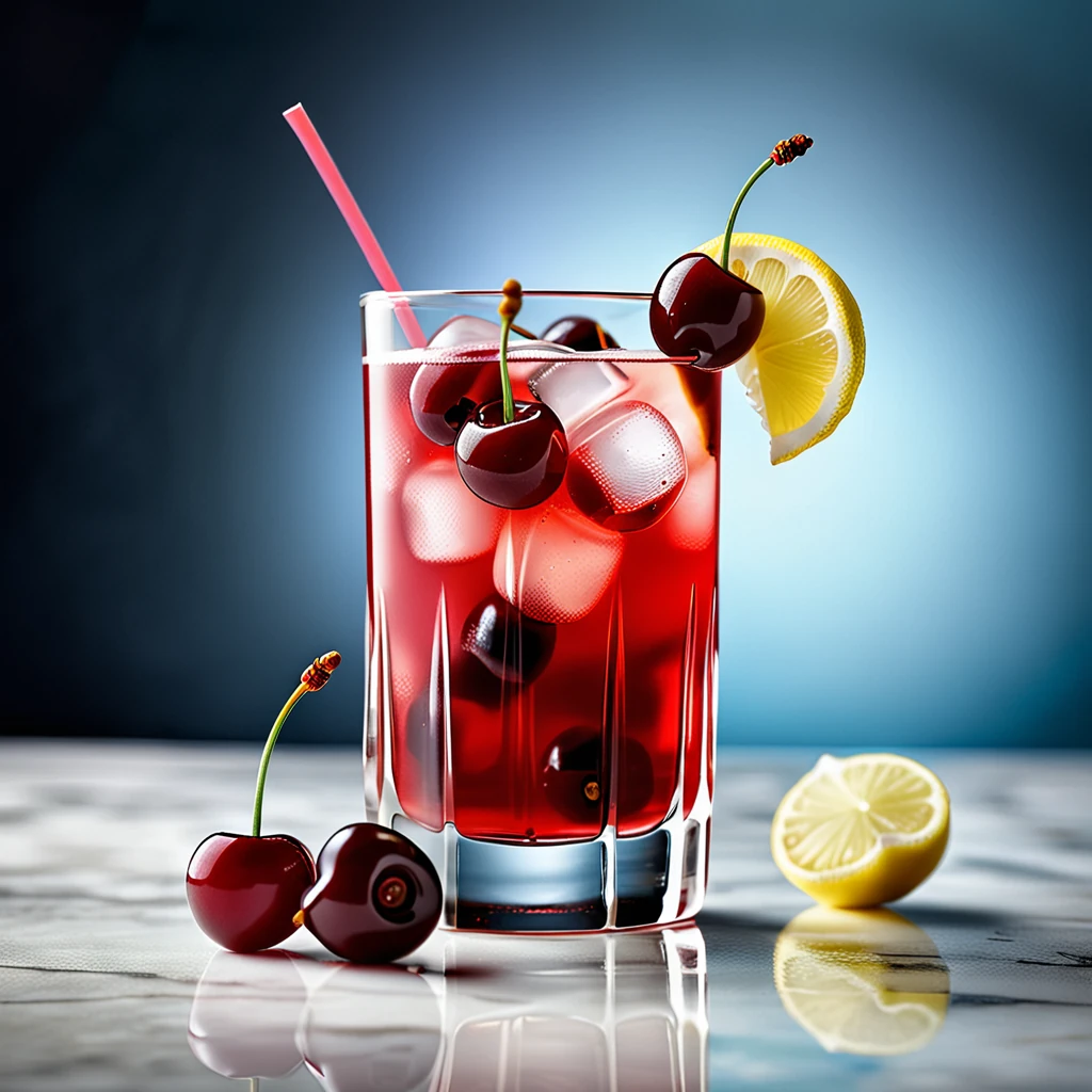 Refreshing Cherry Vodka Sour Cocktail Recipe