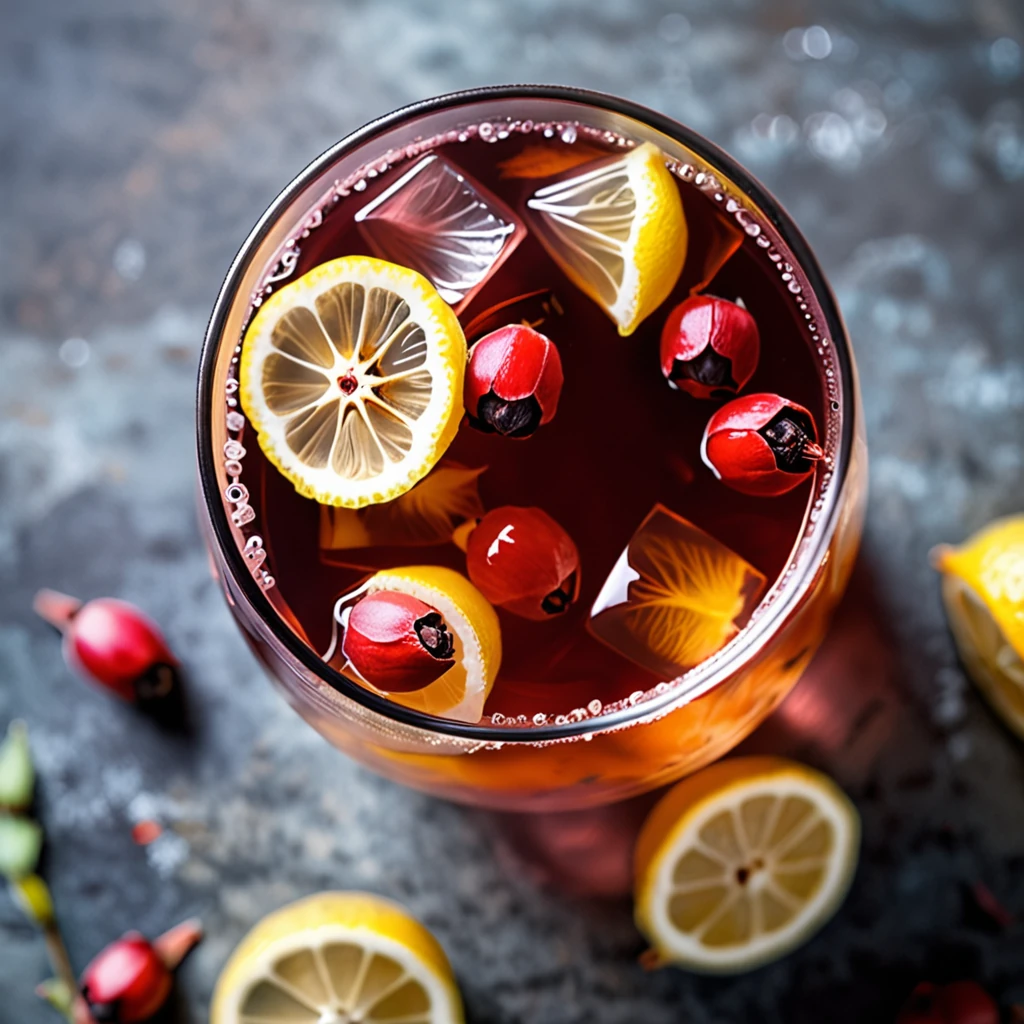 Refreshing Rose Hip Iced Tea Recipe