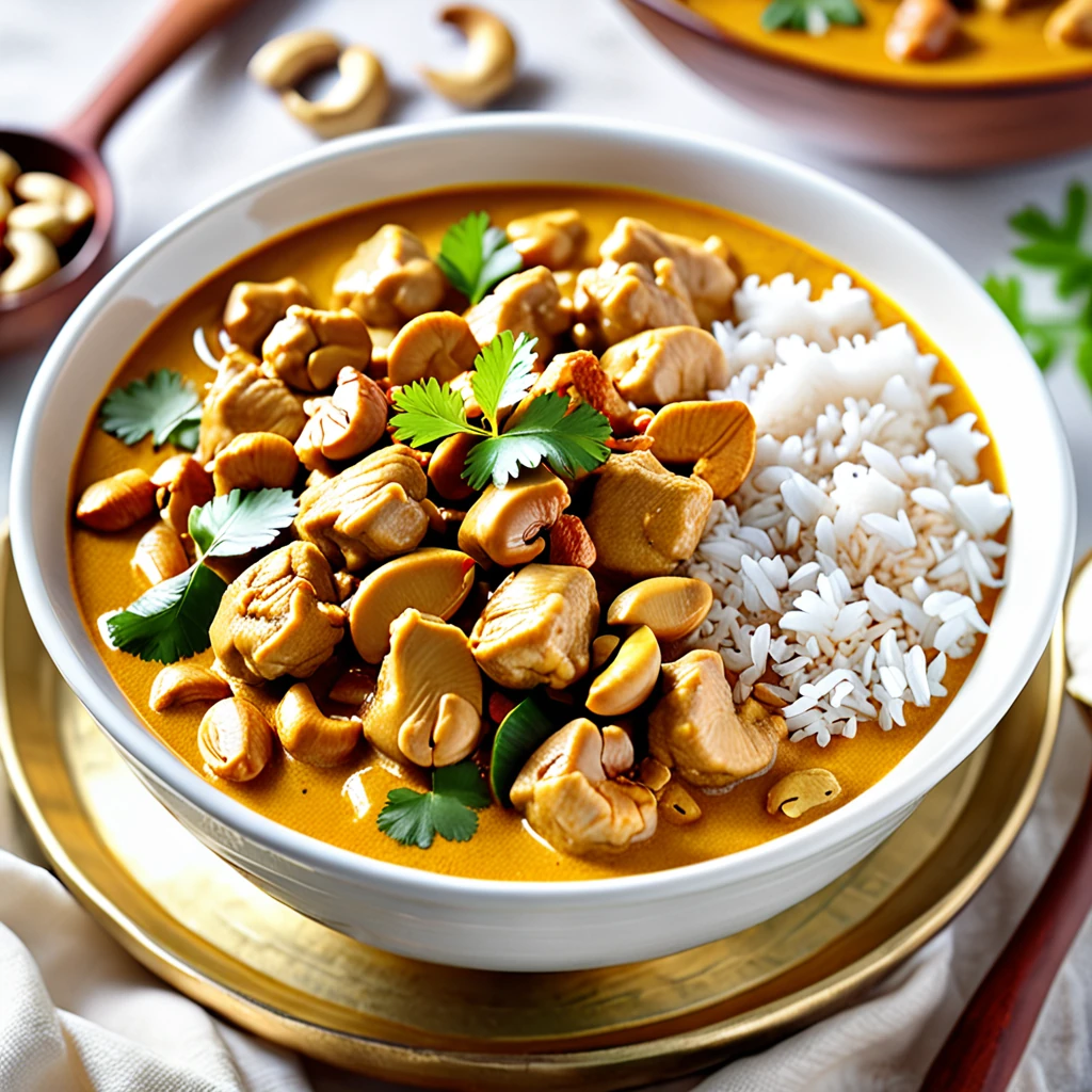 Rich and Creamy Cashew Chicken Curry