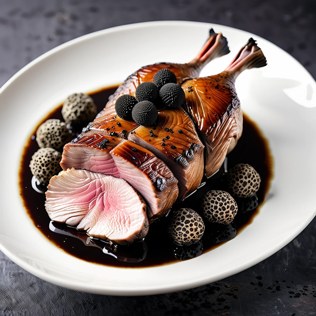 Roast Goose or Capon with Truffles Recipe