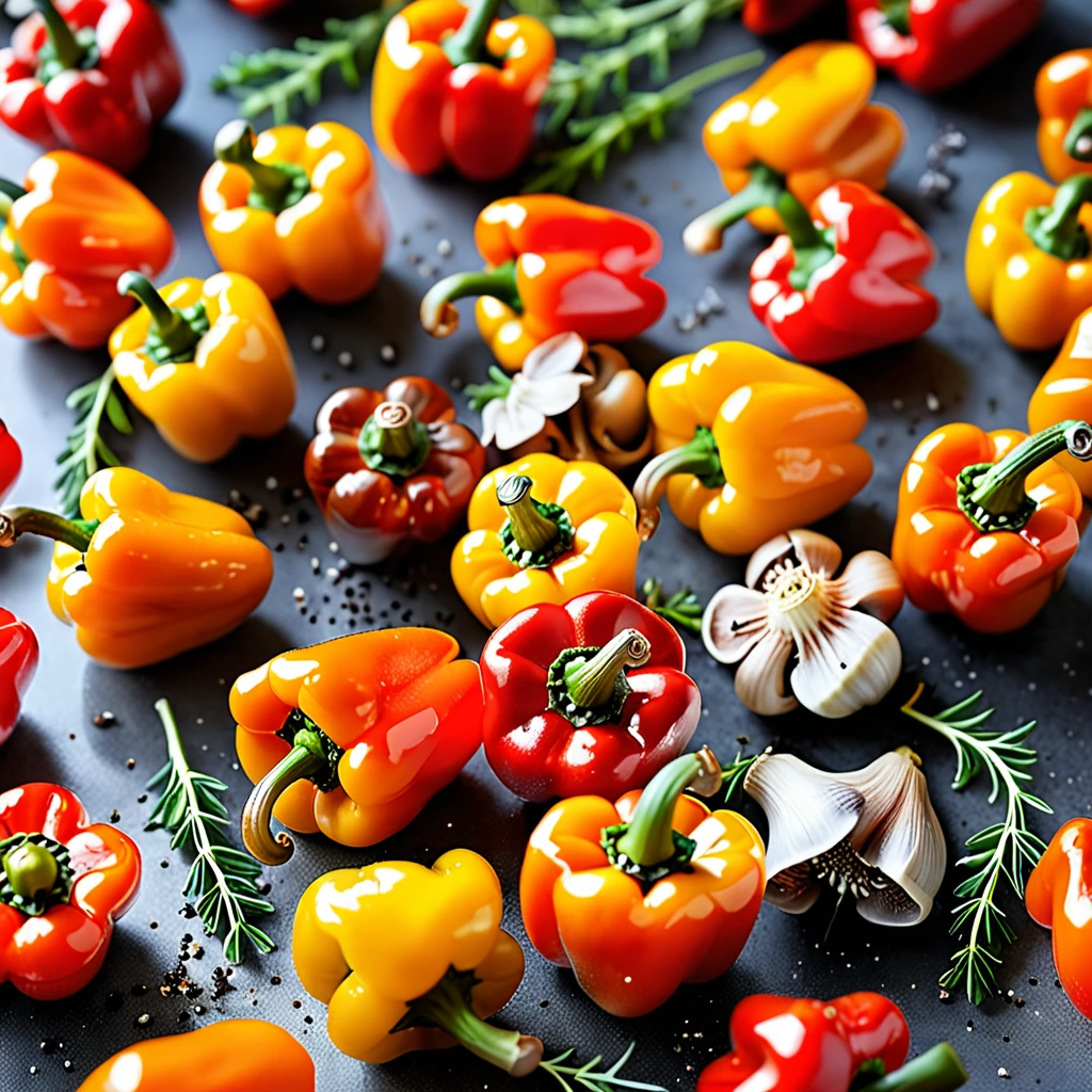 Sauteed Mini Bell Peppers and Mushrooms Recipe