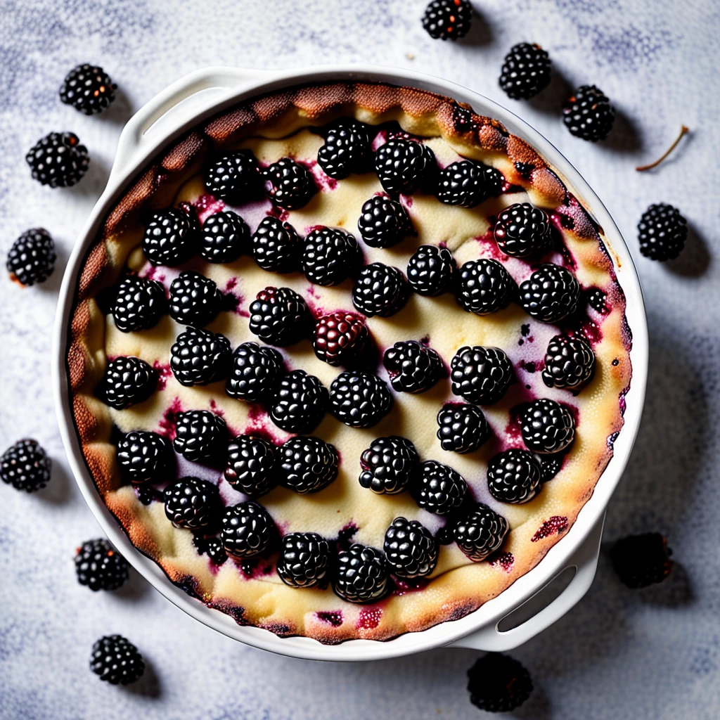 Seasonal Blackberry Clafoutis: A Classic French Dessert