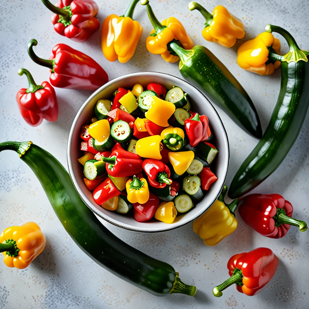 Sweet Pepper Zucchini Relish Recipe