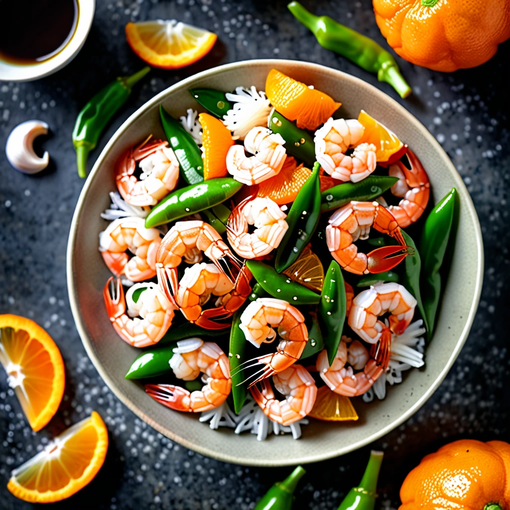 Tangy Mandarin Orange Shrimp Delight