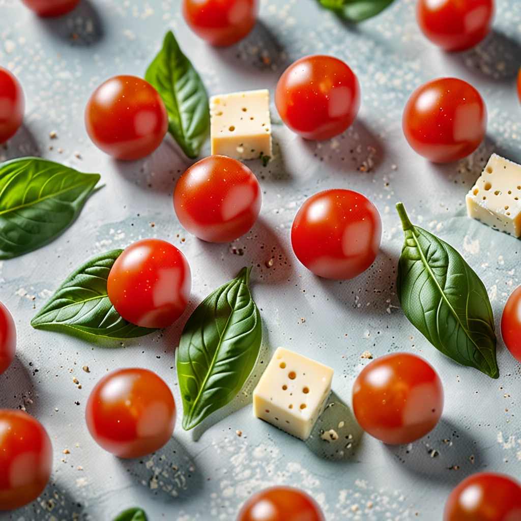 Tomato and Comte Cheese Bites