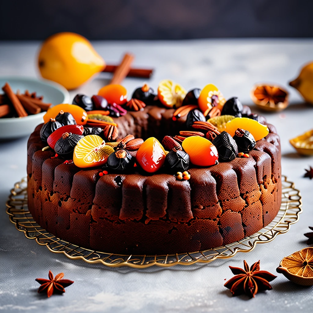 Traditional Berawecka Spiced Fruit Cake Recipe