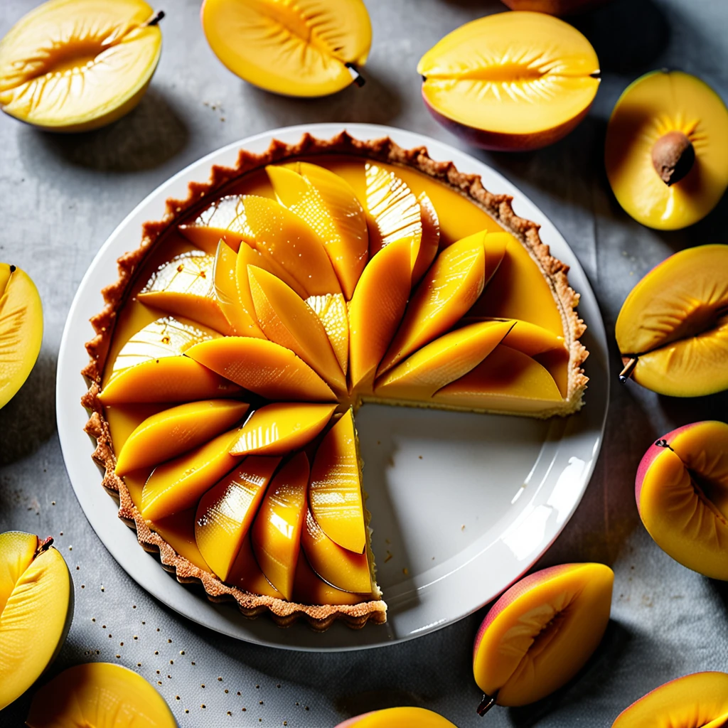 Upside-Down Mango Tart Recipe