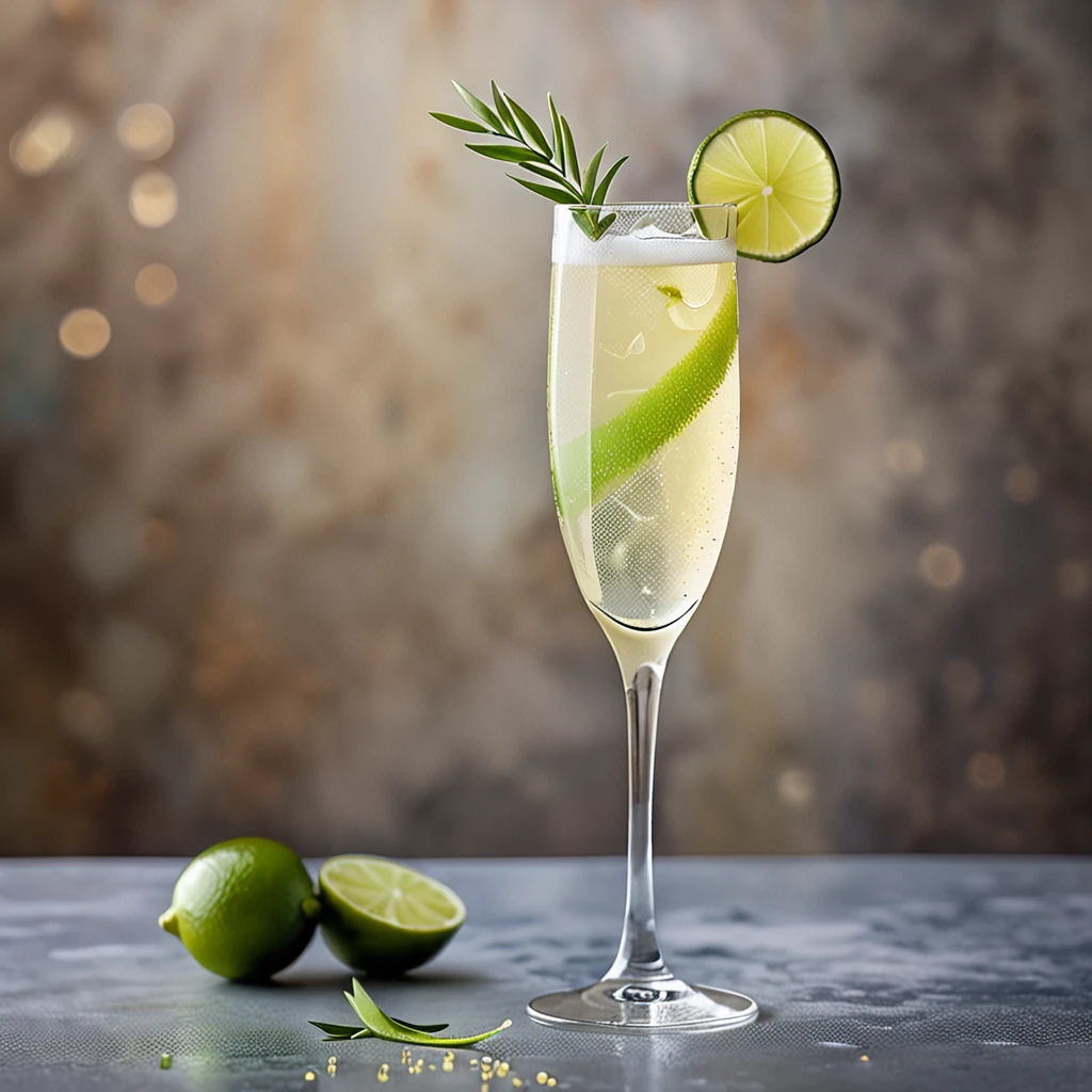 Zesty Lime Champagne Cocktail Recipe