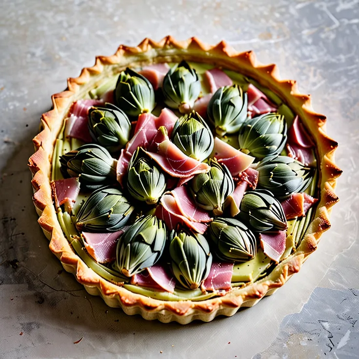 Recipe: Artichoke and Country Ham Tart