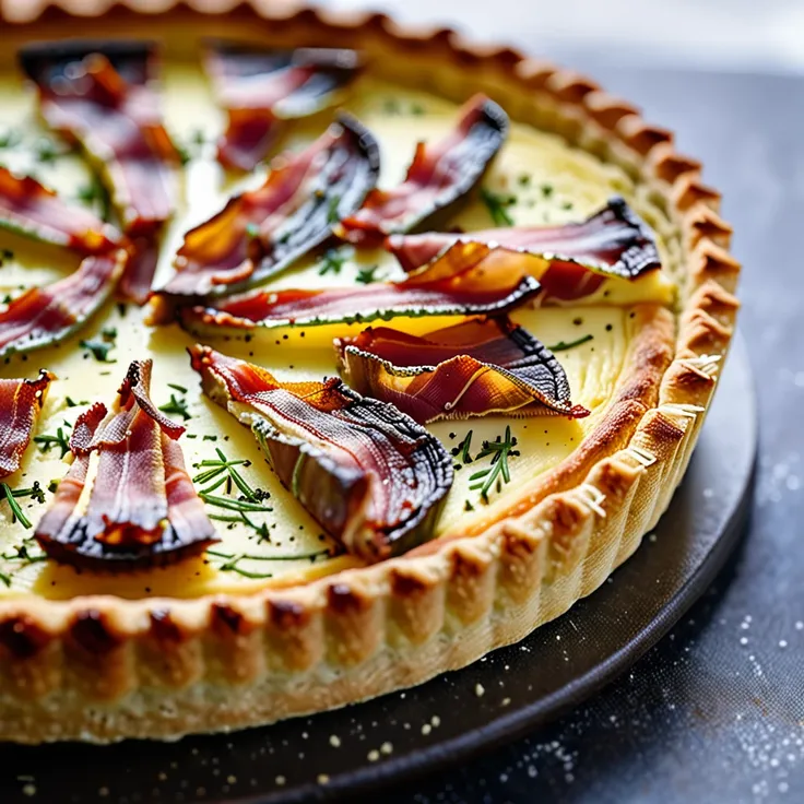 Authentic Auvergne-Style Savory Tart Recipe