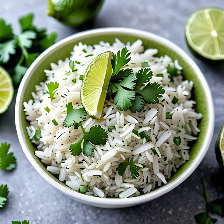 Beckys Simple Cilantro Lime Rice