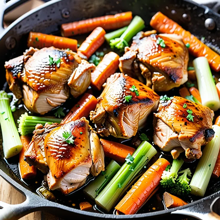 Beer-Braised Chicken for Two: Easy Comfort Meal