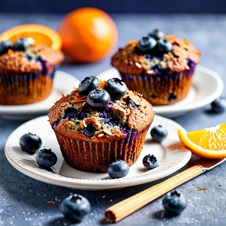 Recipe: Blueberry Orange Bran Muffins