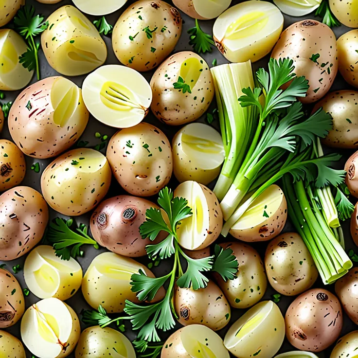 Recipe: Buttery New Potatoes with Leeks and Fresh Parsley