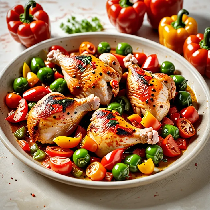 Catalan-Style Chicken with Peppers and Tomatoes