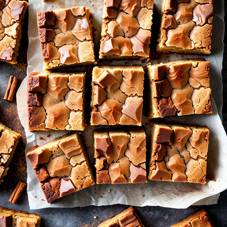 Recipe: Chewy Snickerdoodle Blondies Recipe