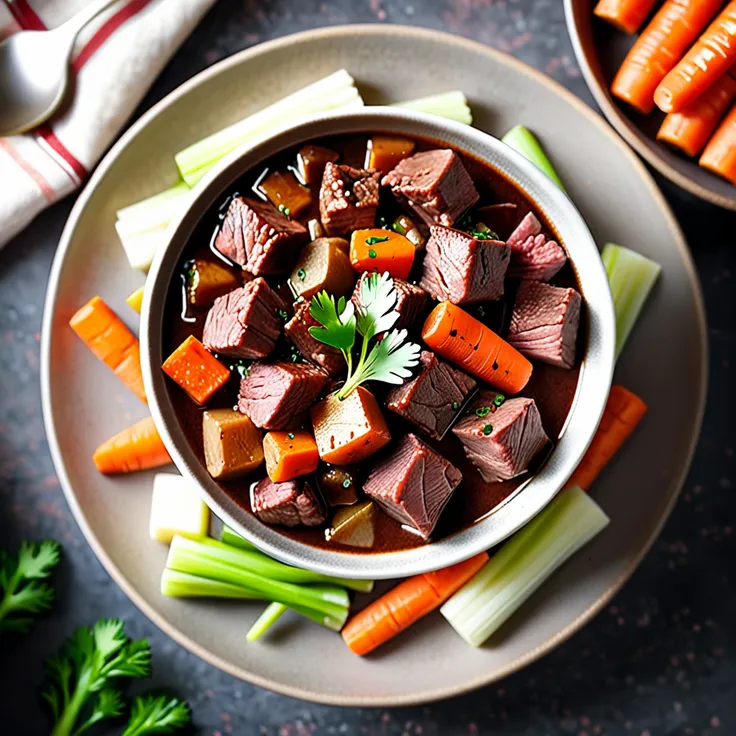 Recipe: Classic Bull Stew with Rich Red Wine Sauce