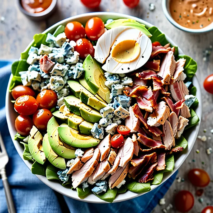 Recipe: Classic Cobb Salad with Brown French Dressing
