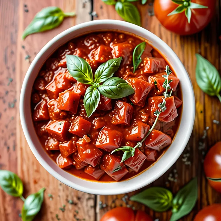 Recipe: Classic Tomato Sauce with Thyme and Basil