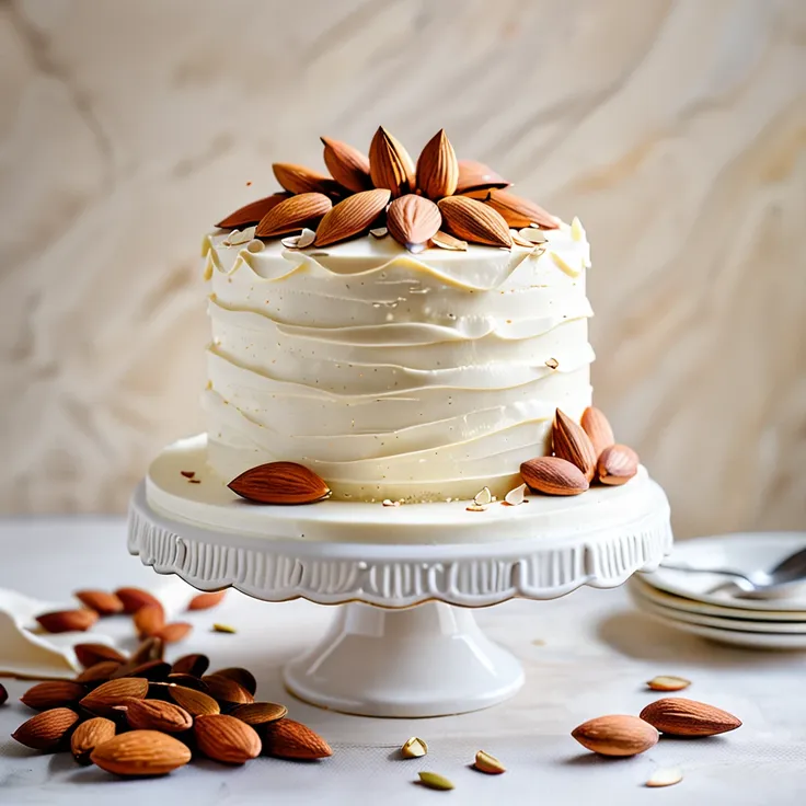 Recipe: Classic White Almond Wedding Cake Recipe