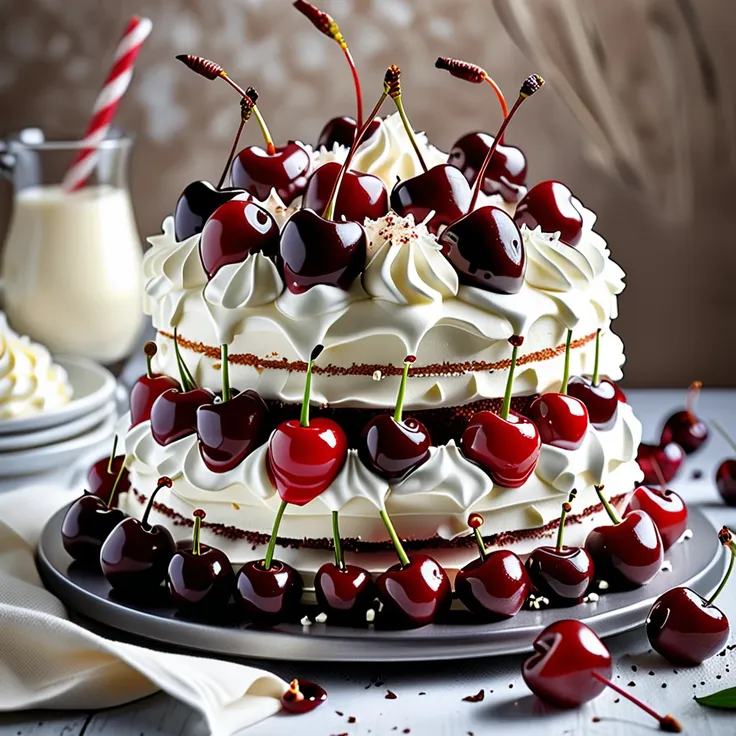 Classic White Forest Cake Recipe