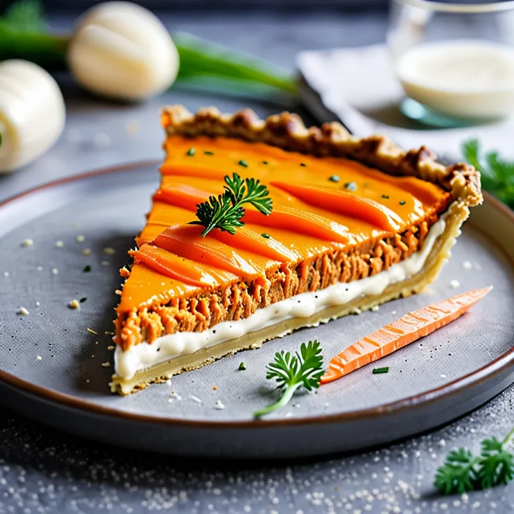 Recipe: Creamy Carrot Tart with Classic Bechamel Sauce