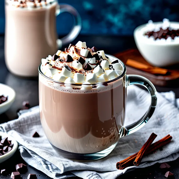 Creamy Coconut Hot Chocolate: Decadent Dairy-Free Delight