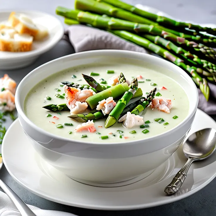 Recipe: Creamy Crab and Asparagus Soup