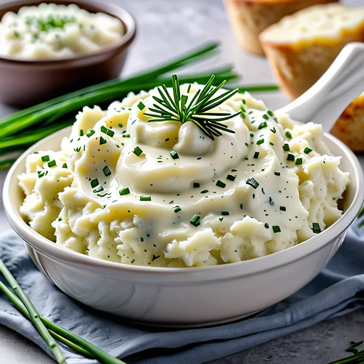 Recipe: Creamy Sour Cream and Chive Mashed Potatoes