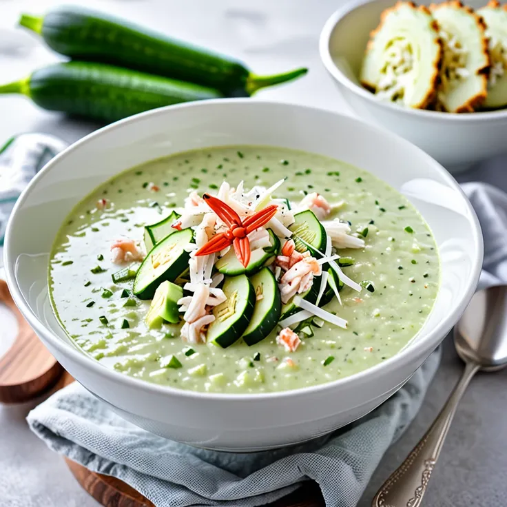 Recipe: Creamy Zucchini and Crab Soup