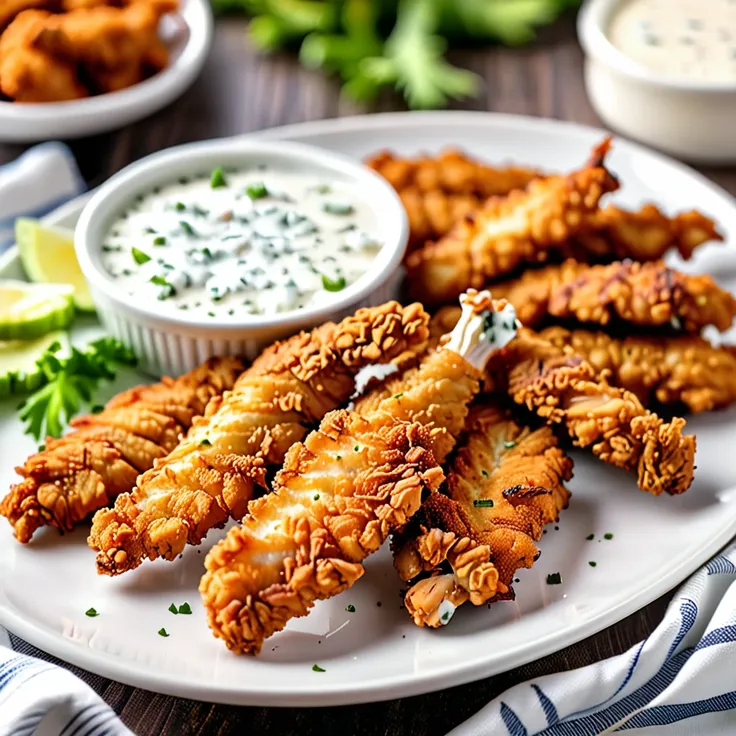 Crispy Air Fryer Frozen Chicken Strips Recipe