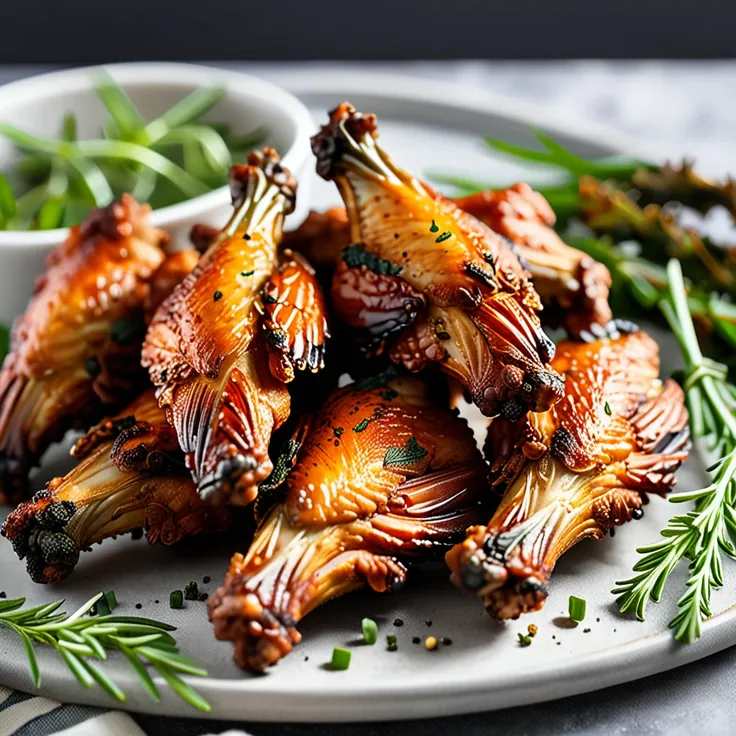 Recipe: Crispy Air Fryer Herb Chicken Wings