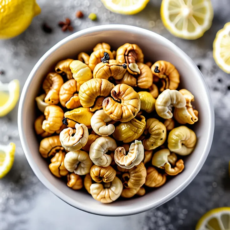 Recipe: Crispy Air Fryer Lemon Pepper Roasted Cashews
