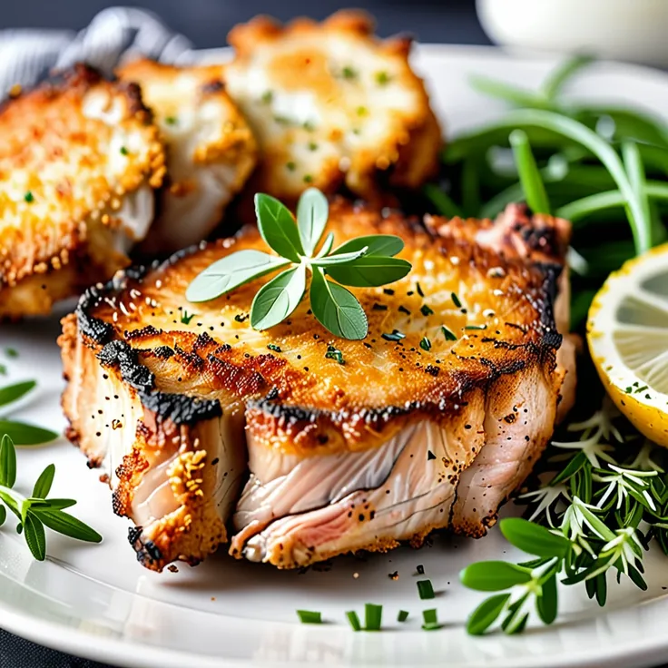 Recipe: Crispy Air Fryer Ranch Pork Chops