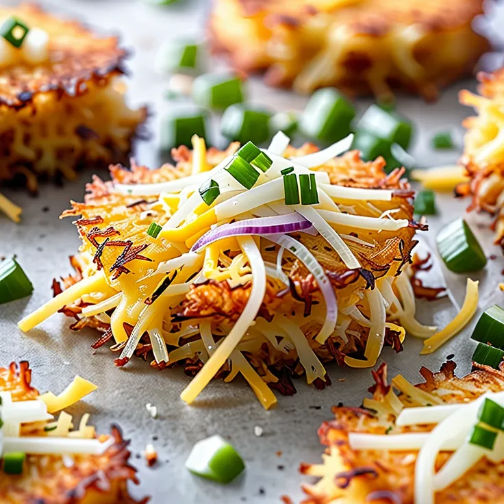 Recipe: Crispy Asiago Cheese Hash Browns