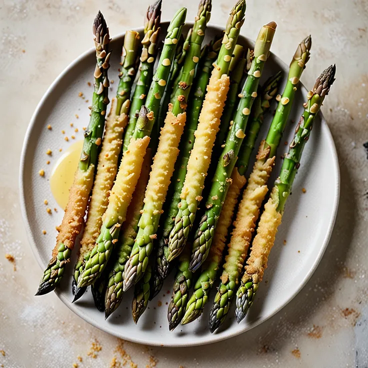 Crispy Deep-Fried Asparagus Spears