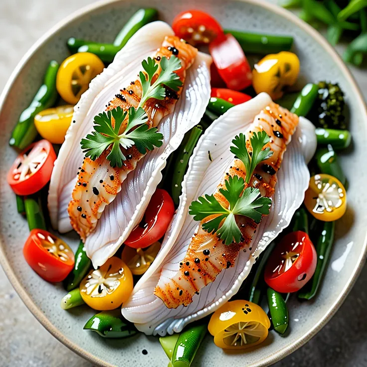 Recipe: Cuttlefish Fillets with Fresh Garden Vegetables