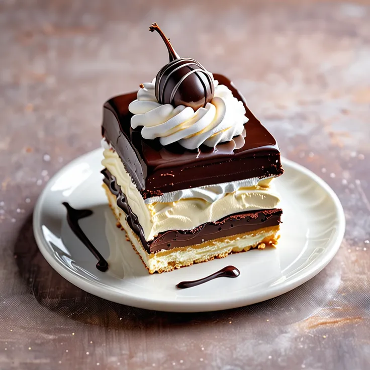 Decadent Chocolate Eclair Dessert Cake