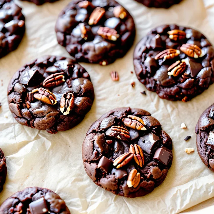 Decadent Mississippi Mud Chocolate Cookies