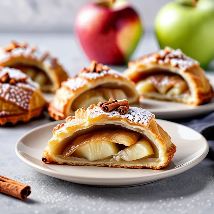 Delicious Apple Half Moon Pastries