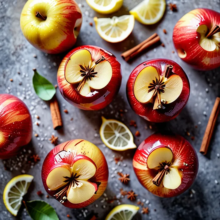 Delicious Baked Apples with Lemon Zest