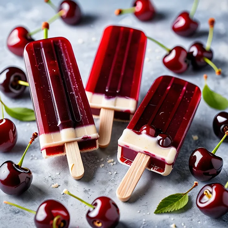 Recipe: Delicious Cherry Tart Popsicles