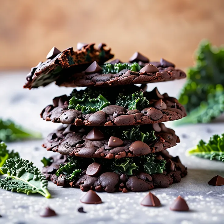 Recipe: Delicious Chocolate Kale Cookies Recipe