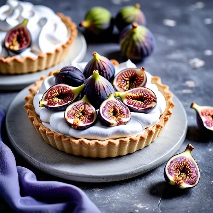 Recipe: Delicious Fig Meringue Tart Recipe