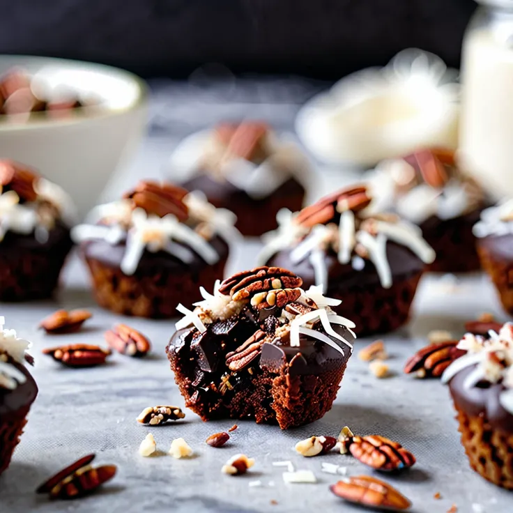 Delicious German Chocolate Cake Bites