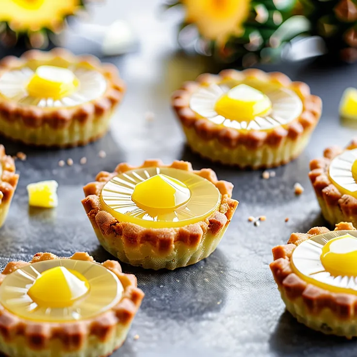 Delicious Hawaiian Pineapple Cookie Tarts