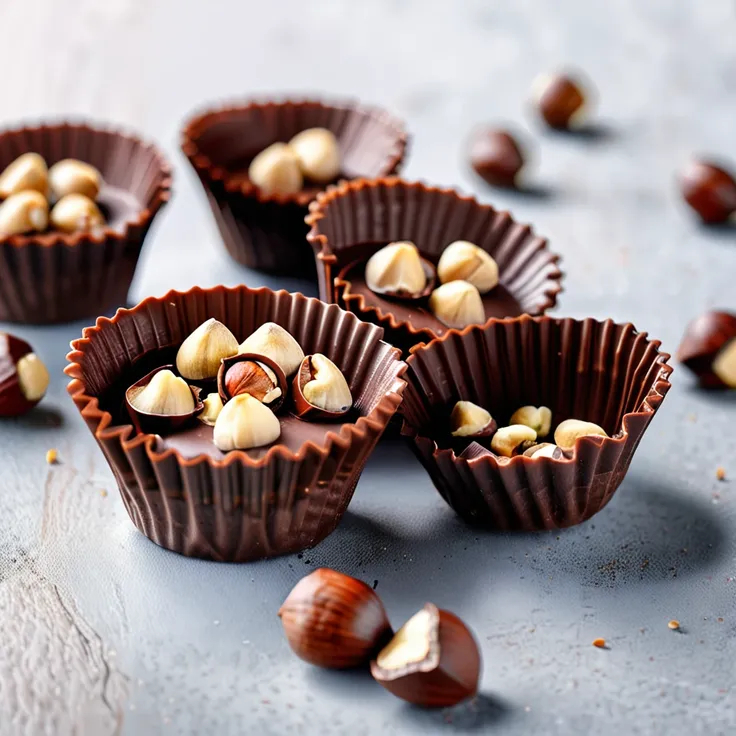 Recipe: Delicious Hazelnut Chocolate Cups