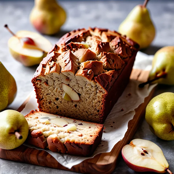 Delicious Homemade Pear Quick Bread